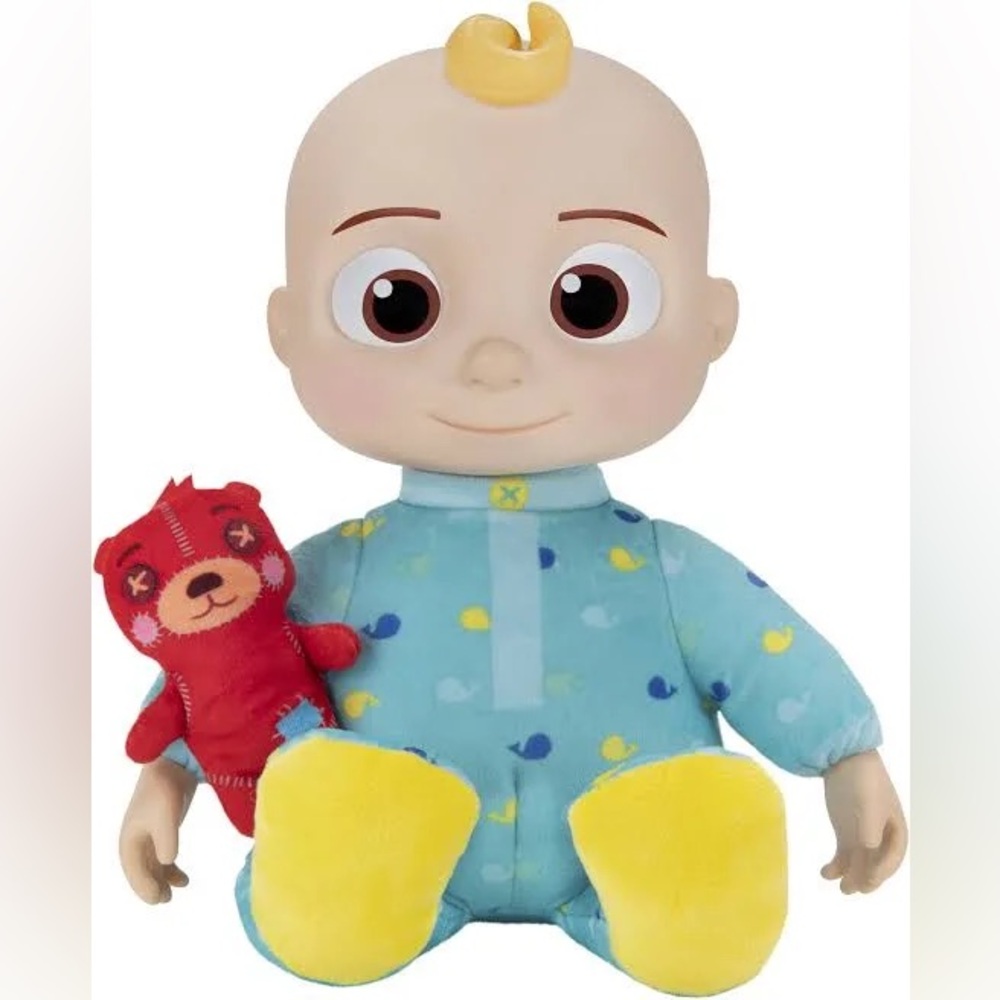 Adorable Baby Doll in Blue Pajamas